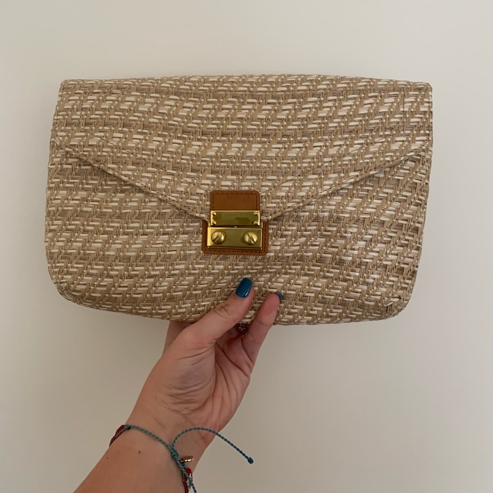 J Crew summer clutch